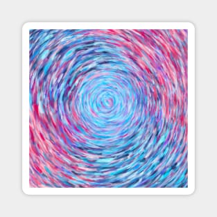 Spiral Brushstrokes Magnet