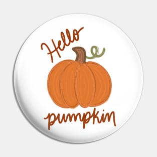 Hello Pumpkin Pin