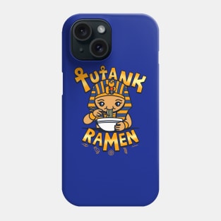 Tutank-Ramen Funny Cute Egyptian Pharaoh Eating Ramen Cartoon Phone Case