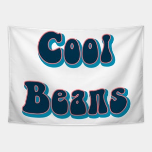 Cool Beans Hipster Grovey 80's Vintage Sketch Tapestry