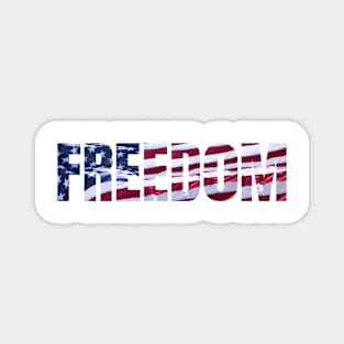 FREEDOM - American Flag Magnet