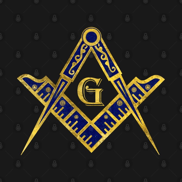 Freemasonry symbol Square and Compasses by Nartissima