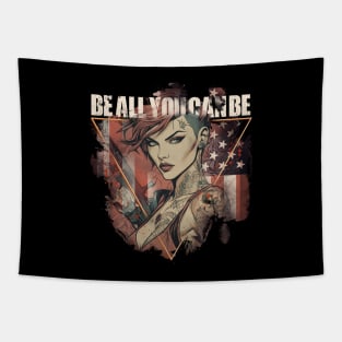 army girl Tapestry