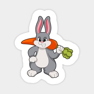 Rabbit with Carrot Magnet