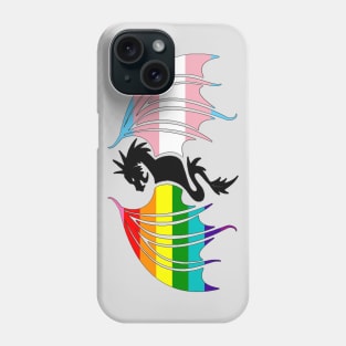 Gay + Trans Pride Dragon Phone Case