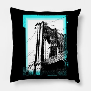 Refracted Bridge Pillow