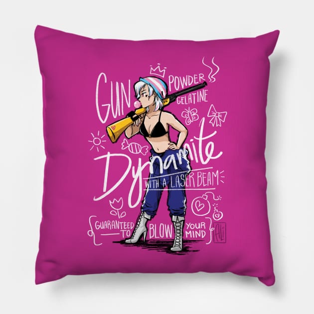 Dove: Killer Queen Pillow by artsy_alice