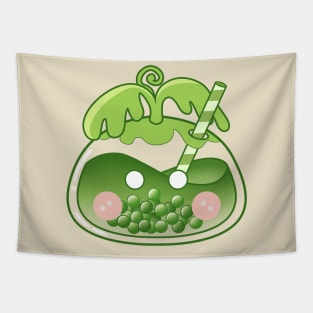 Genshin Impact - Cute Slime Dendro Boba Tapestry