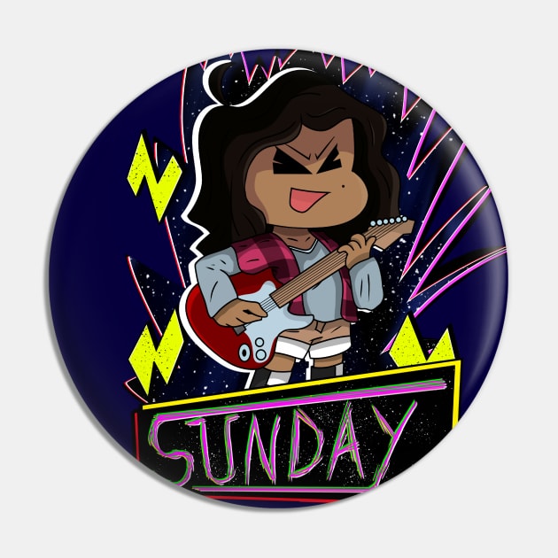 fnf Sunday graffiti Pin by Abrek Art