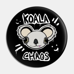 Cute Koala Chaos Pin