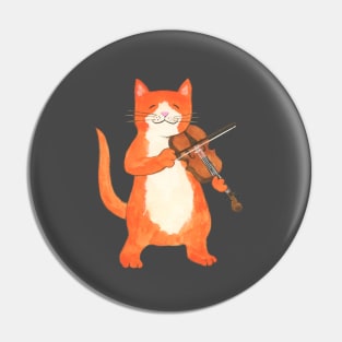 Fiddler Cat Pin