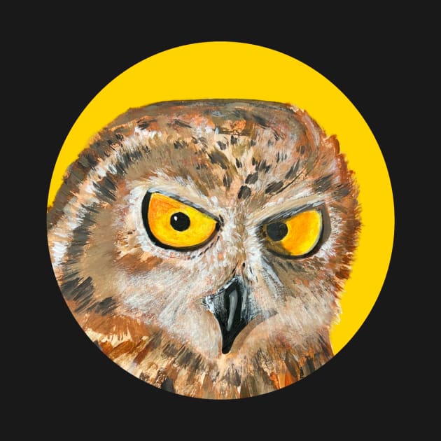 Owl sticker by Judinart