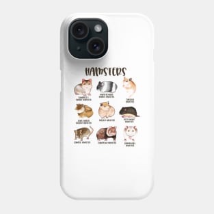 Many different hamsters - types of hamsters Phone Case