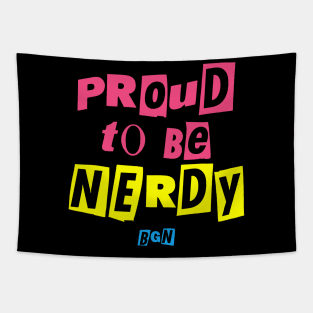 Proud To Be Nerdy Tapestry