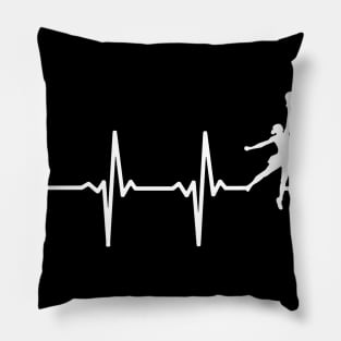 Volleyball Heartbeat Gift For Volleyball Players Pillow