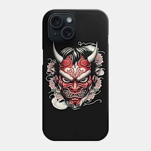 Japanese Hannya Mask - Traditional Demon Design for Japan Culture Lovers Phone Case