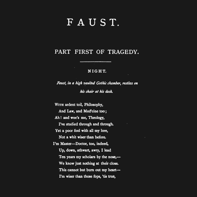 HIGH RESOLUTION Faust Johann Wolfgang von Goethe First Page by buythebook86