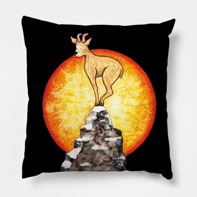 The Year of the Goat Pillow by Timone