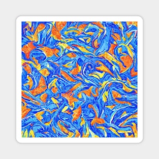 Abstract paiting Magnet