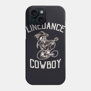 Linedance Cowboy Western Rodeo Skeleton Dancer Phone Case