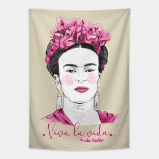 Frida Viva la vida Tapestry