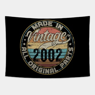 Classic 18th Birthday Gift For Men Women Vintage 2002 Tapestry