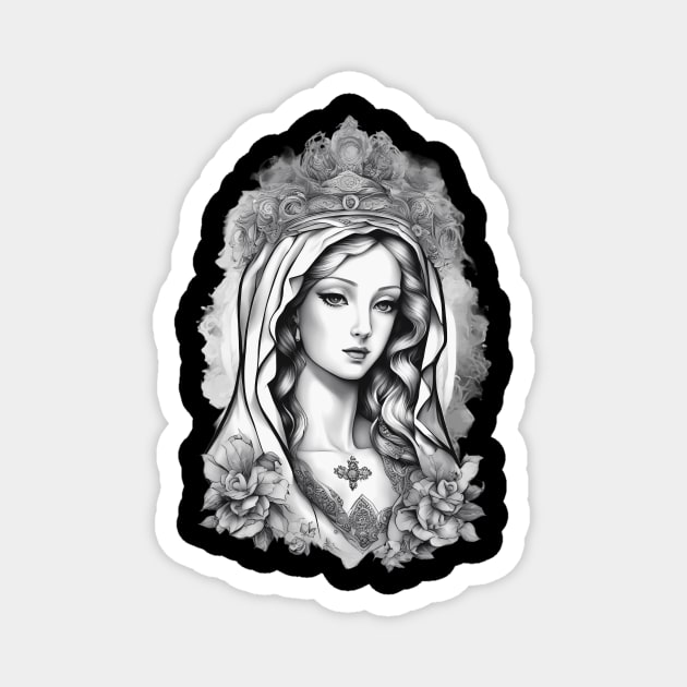 Holy Mother of God Magnet by animegirlnft