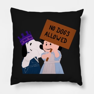 No Dogs Allowed Pillow