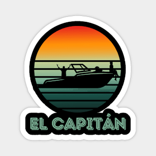 El Capitán Men's Boating Magnet