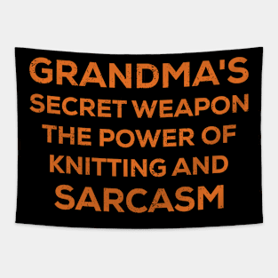 Grandma's secret The power of knitting and sarcasm Tapestry