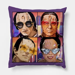 Deep Space Vice Collage Square Pillow