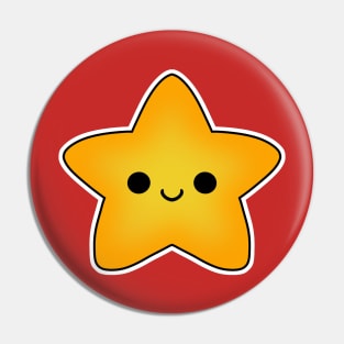 Smiling Star Pin