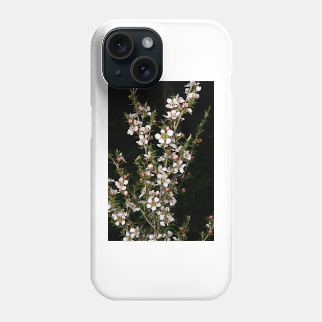 Tea Tree Blossom Phone Case by GP1746