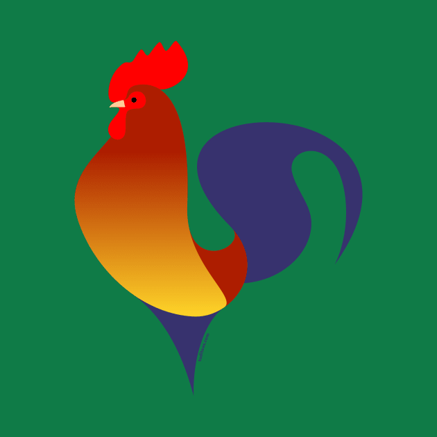 Rooster by tuditees