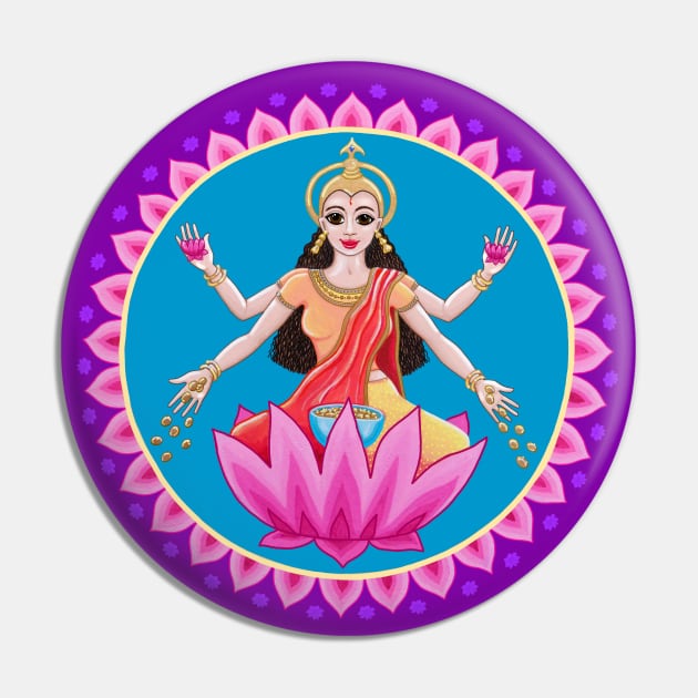 Beautiful Goddess Lakshmi Pin by SoozieWray