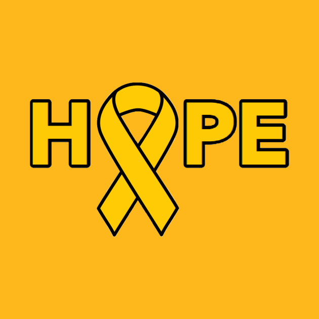 Go Gold with Hope by scribbler1974