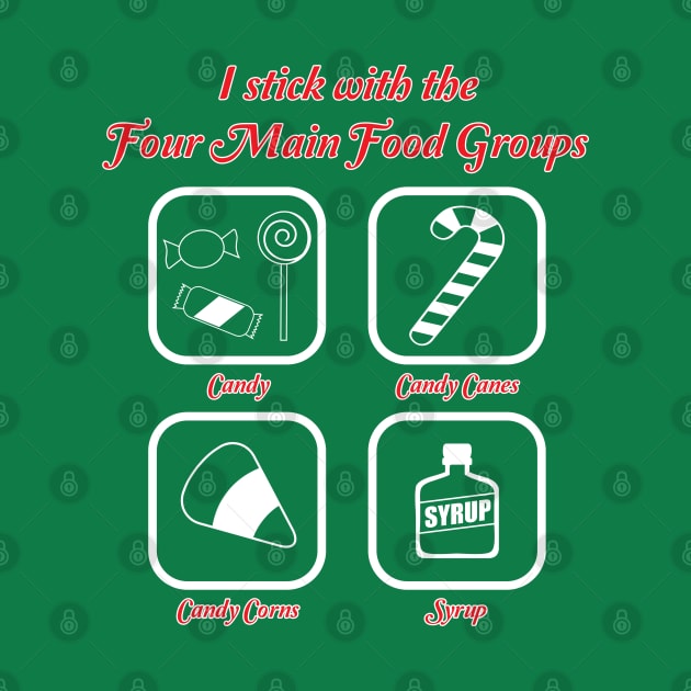 Four main food groups by old_school_designs