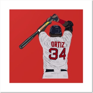 2013 Boston Red Sox David Ortiz World Series - MVP Poster Print