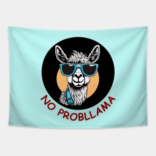 No Probllama  | Llama Pun Tapestry