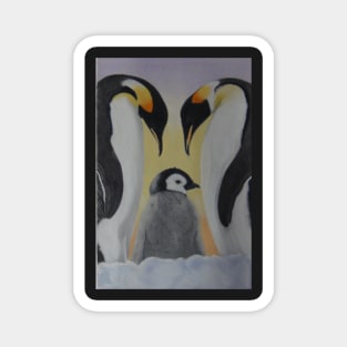 Penguin Family Magnet