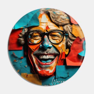 Warren Zevon // Paper Art Pin