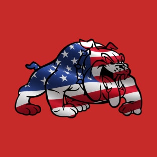 Red, White, and Bulldog T-Shirt