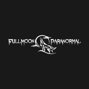 FullMoon Paranormal Logo (Landscape-Back) T-Shirt