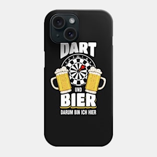 Darts And Beer That's Why I'm Here Dart Player Phone Case