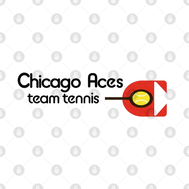 Defunct Chicago Aces WTT Team Tennis 1975 by LocalZonly