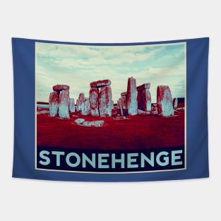 Stonehenge Pop Art Tapestry