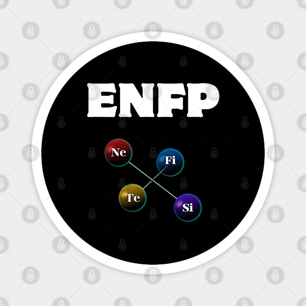 ENFP Cognitive Stack, MBTI Shirt Design - Enfp - Magnet | TeePublic