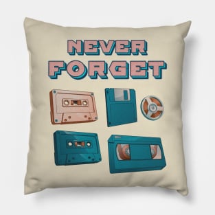 NEVER FORGET 80S AUDIO MUSIC MOVIE SETS Pillow