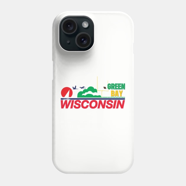 Wisconsin License Plate Green Bay Phone Case by KevinWillms1