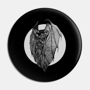 ― moon bat Pin